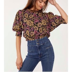New Free People No Ordinary Top in Purple